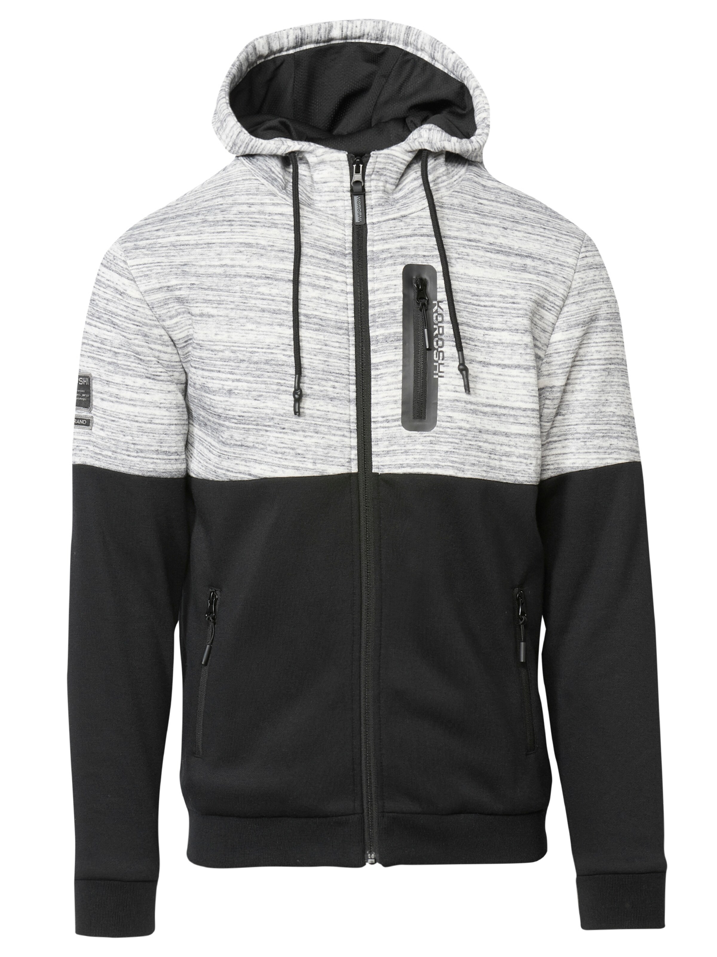 KOROSHI Välikausitakki värissä harmaa: etupuoli