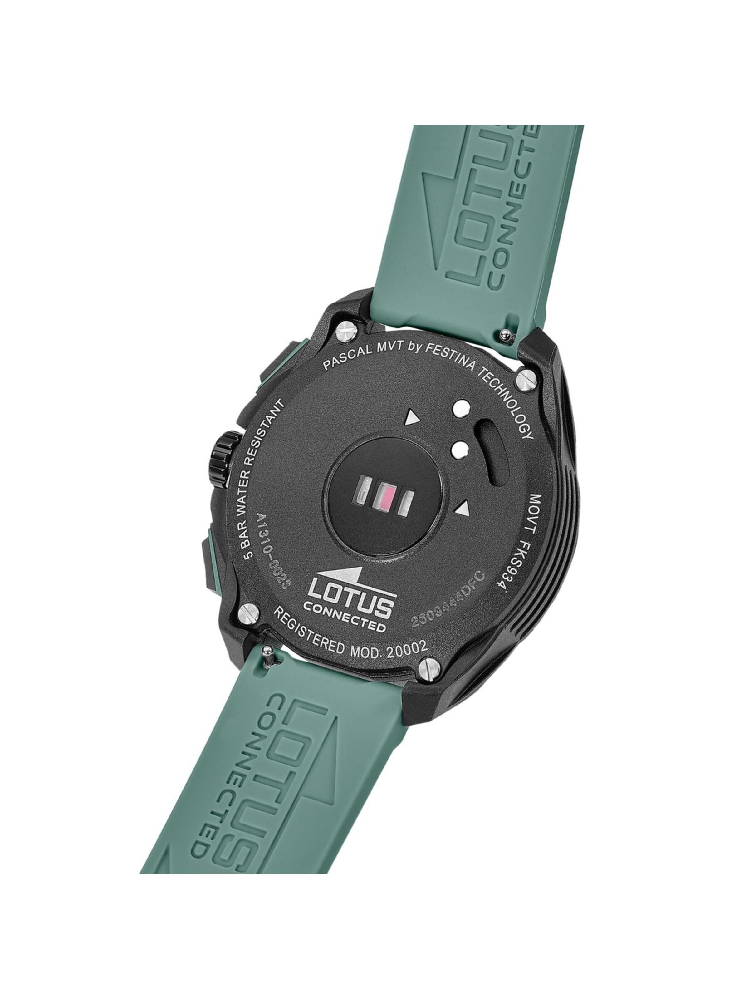 Montre digitale Lotus en vert
