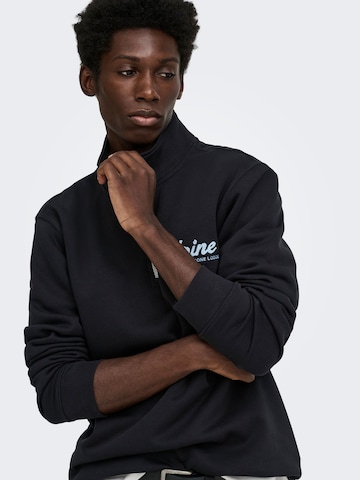 Only & Sons Sweatshirt 'ONSConnor' in Schwarz