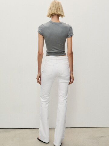 MANGO Regular Jeans 'FIONA' in Weiß