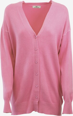 Influencer Cardigan i pink: forside