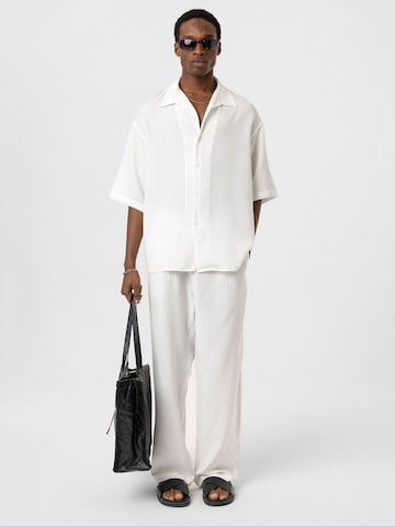 Loosefit Pantalon Dandalo en blanc : devant