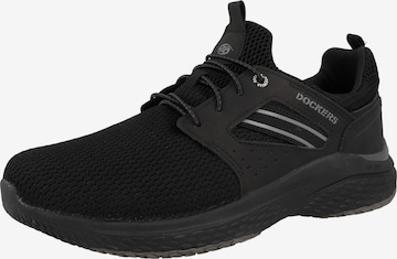 Dockers by Gerli Platform trainers in Black: front