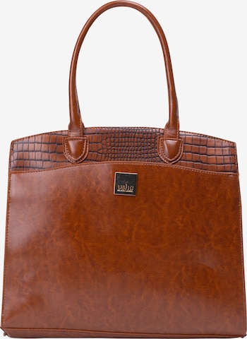 usha BLACK LABEL Handbag in Brown: front