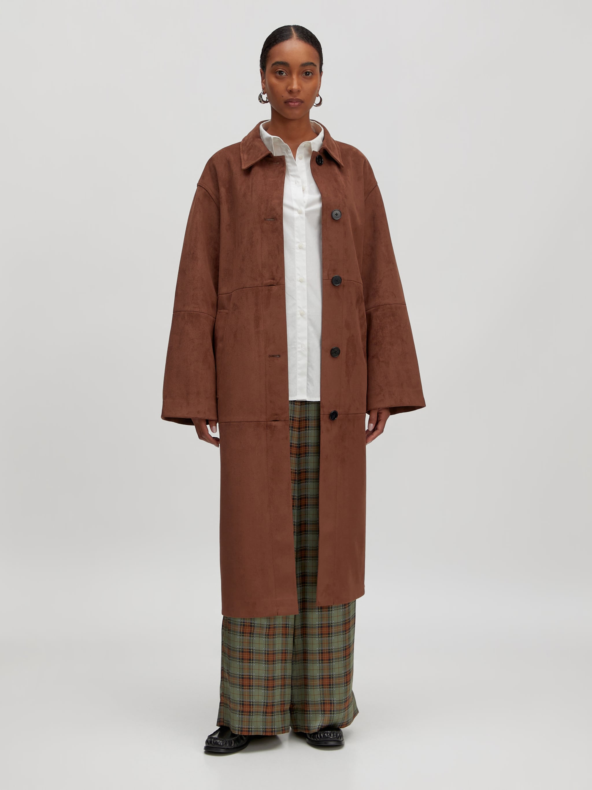 EDITED Produits Manteau mi-saison 'Ignacio' marron
