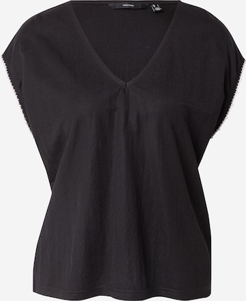 VERO MODA Paita 'VMVIPS' värissä musta: etupuoli