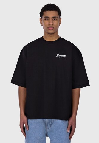 Dropsize Póló - fekete: elől