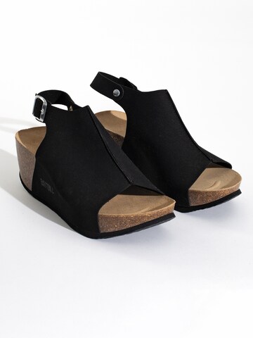 Bayton - Sandalias 'Cruz' en negro