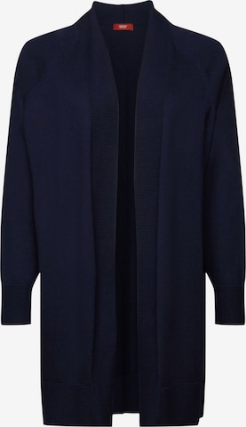 ESPRIT Knit cardigan in Blue: front