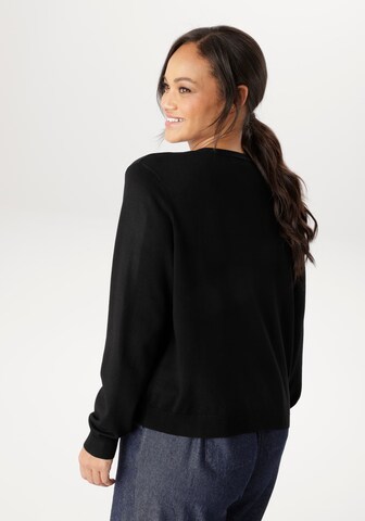 Aniston Strickjacke in Schwarz