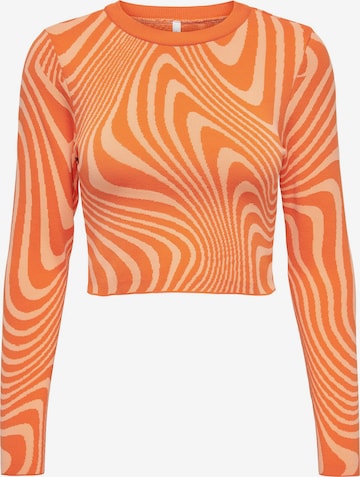 ONLY - Jersey 'MILENA' en naranja: frente