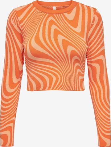 ONLY Sweater 'MILENA' in Orange: front