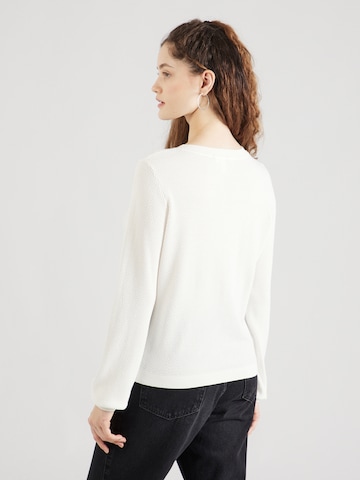 Pull-over QS en blanc