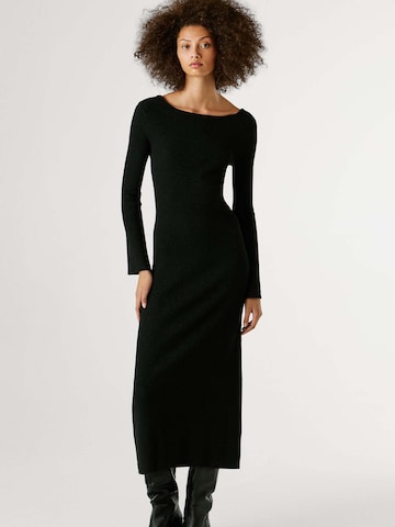 Pepe Jeans Knitted dress 'CHANELE' in Black: front