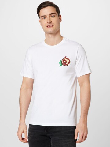 CONVERSE T-Shirt 'POMEGRANATE' in Weiß: predná strana