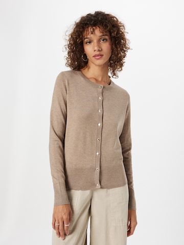 Lindex Knit Cardigan 'Anna' in Brown: front