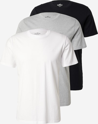 HOLLISTER Shirt in Light grey / Black / White, Item view