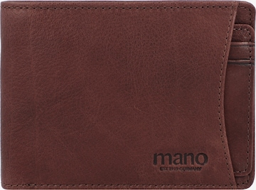 mano Wallet 'Don Pietro' in Brown: front