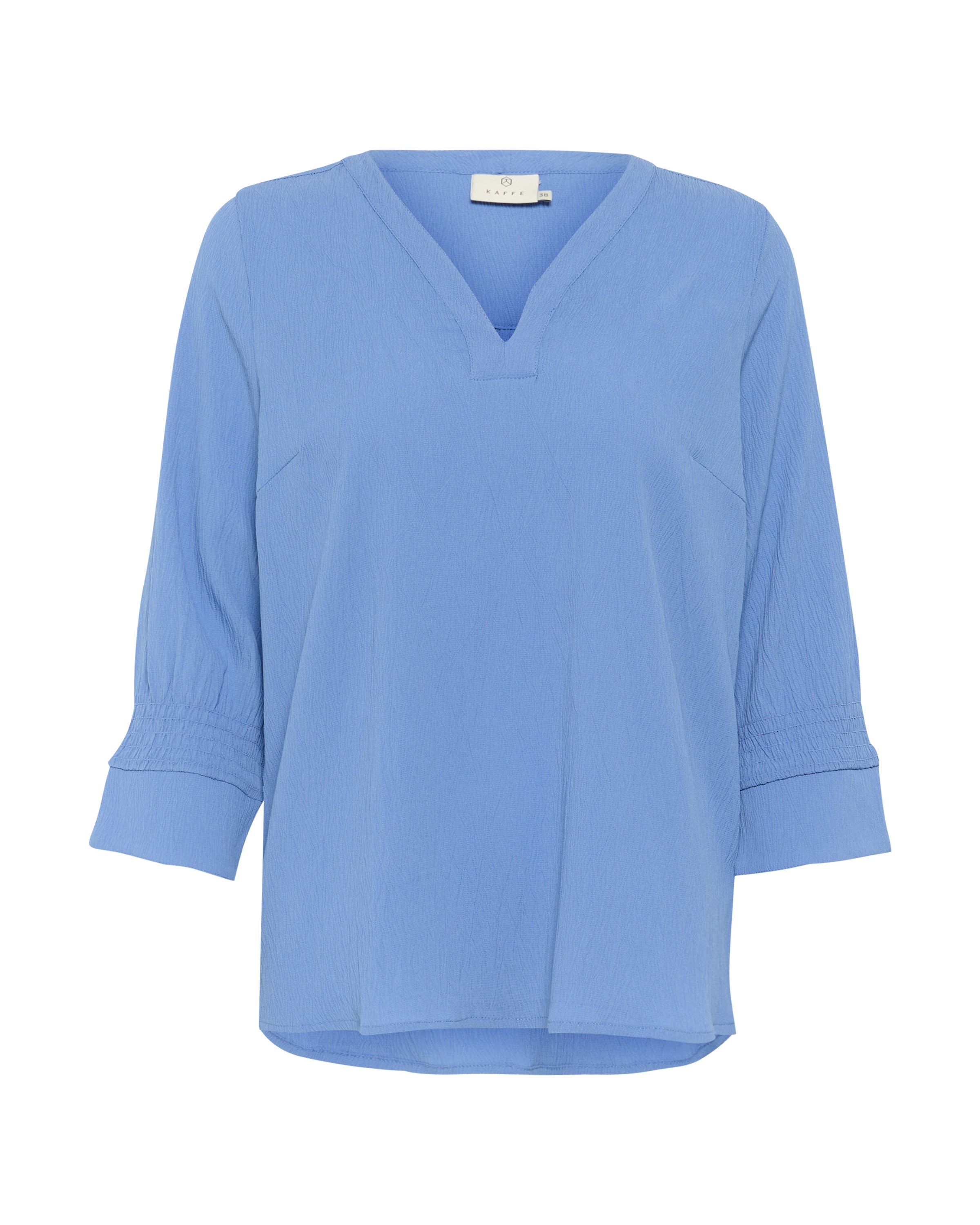 Kaffe - Blusa 'KAlinda' em azul: frente