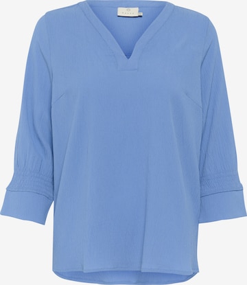 Kaffe - Blusa 'KAlinda' em azul: frente