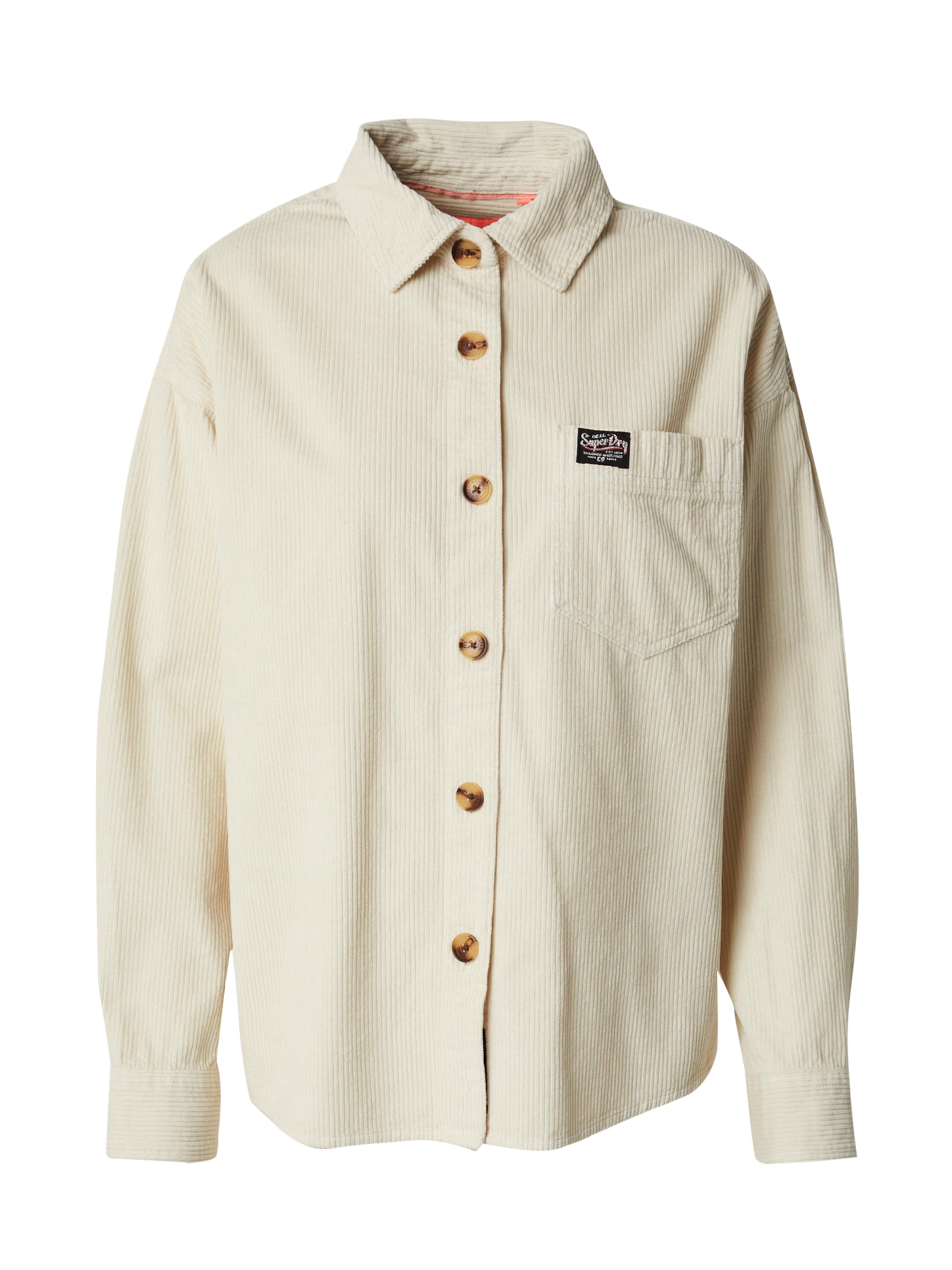 Superdry Bluse in Weiß: Vorderseite