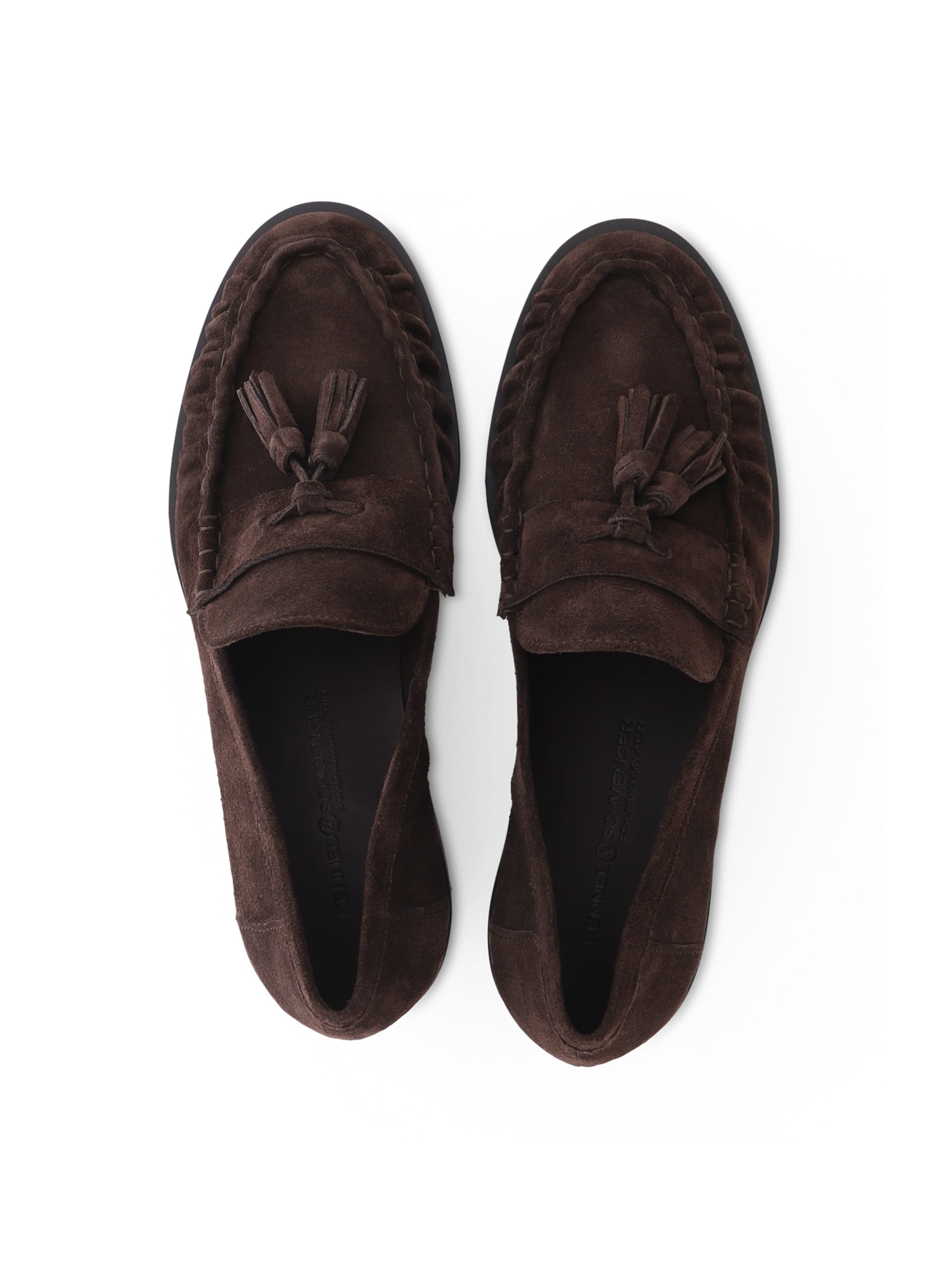 Kennel & Schmenger Moccasins ' MILL ' in Brown
