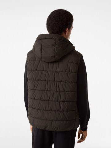 Bershka Bodywarmer in Zwart