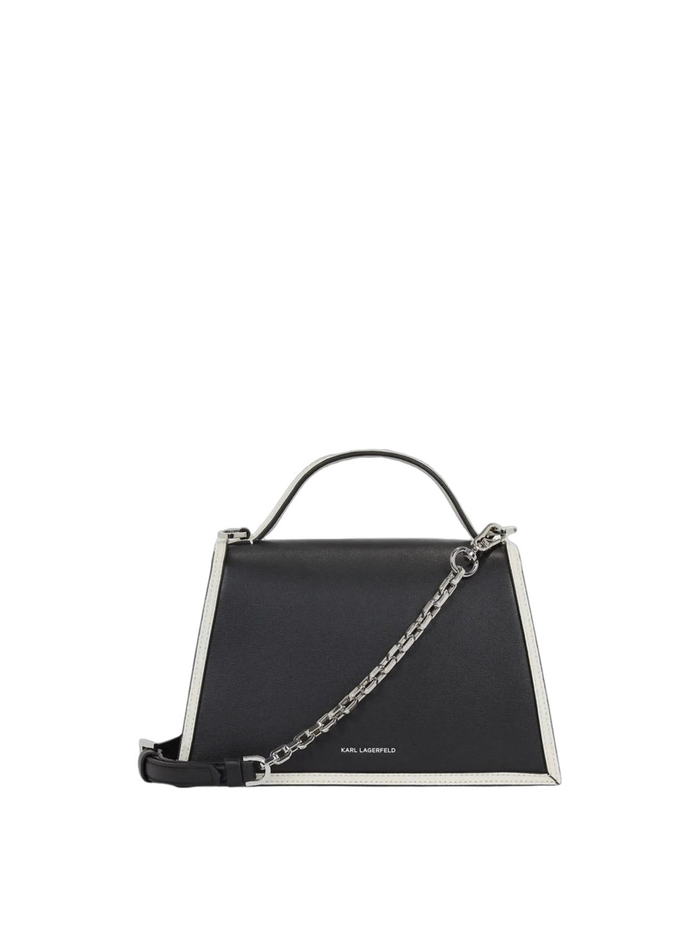 Karl Lagerfeld Ročna torbica 'Essentials' | črna barva