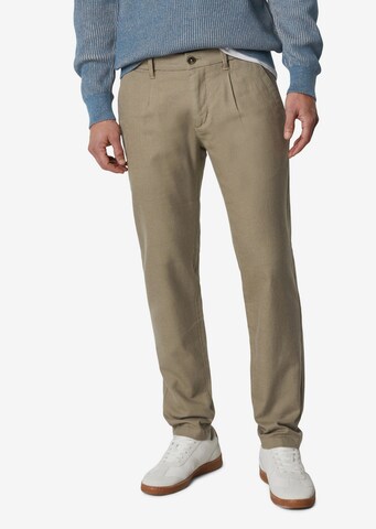 Marc O'Polo Regular Chino Pants 'STIG' in Beige: front