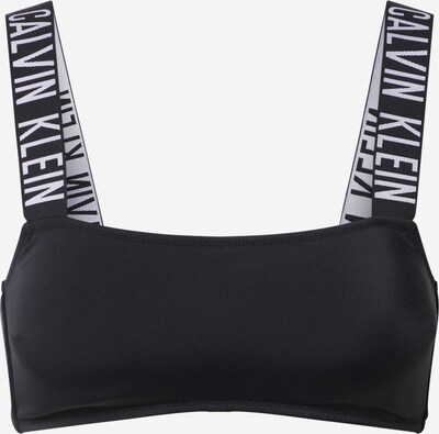 Top per bikini Calvin Klein Swimwear di colore nero / bianco, Visualizzazione prodotti