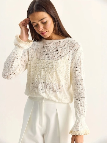 Bianco Lucci - Pullover 'Pullover' em bege