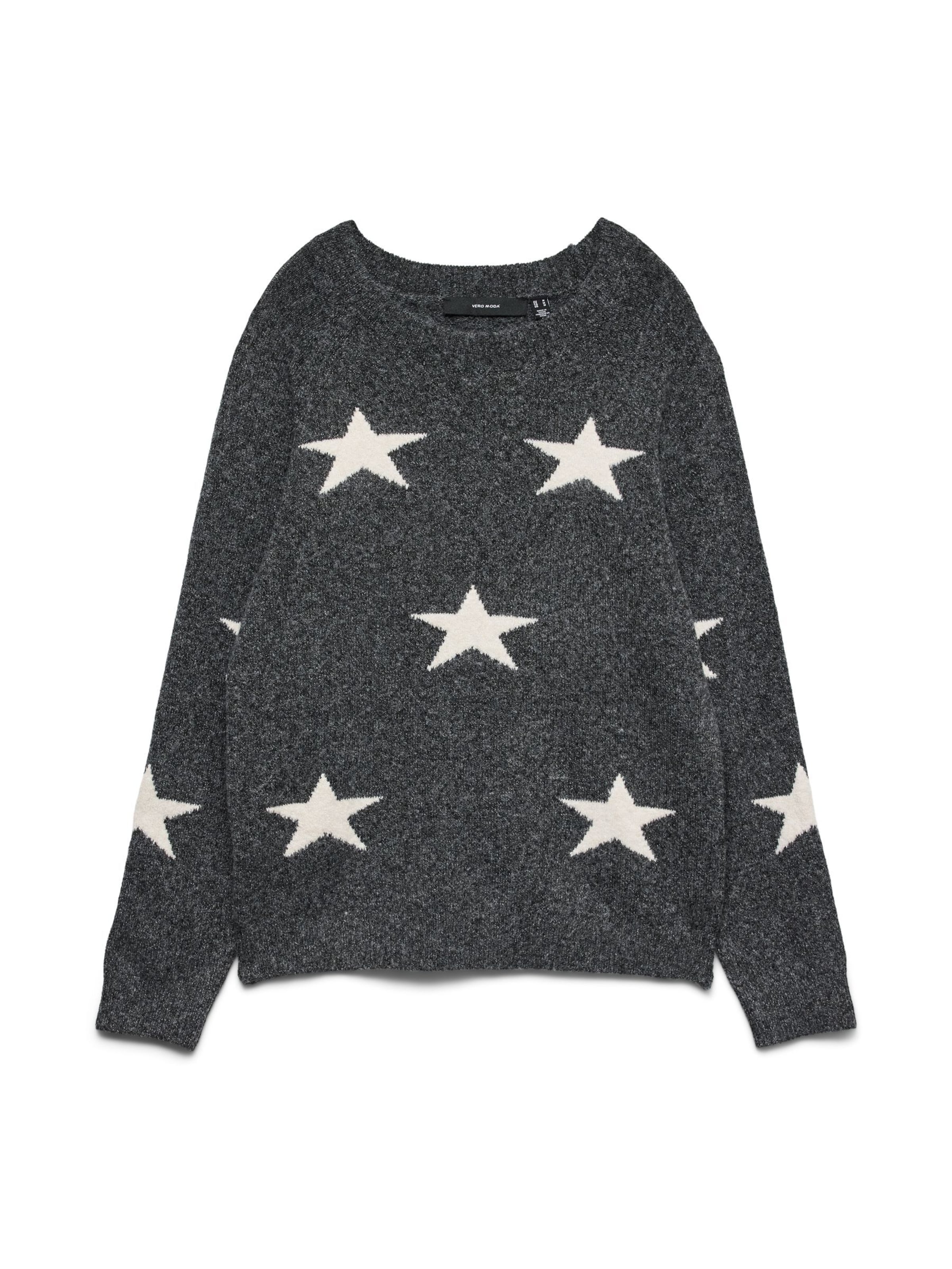 VERO MODA Sweater 'DOFFY' in Grey: front