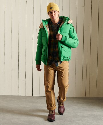 Superdry Winterjacke 'MOUNTAIN' in Grün