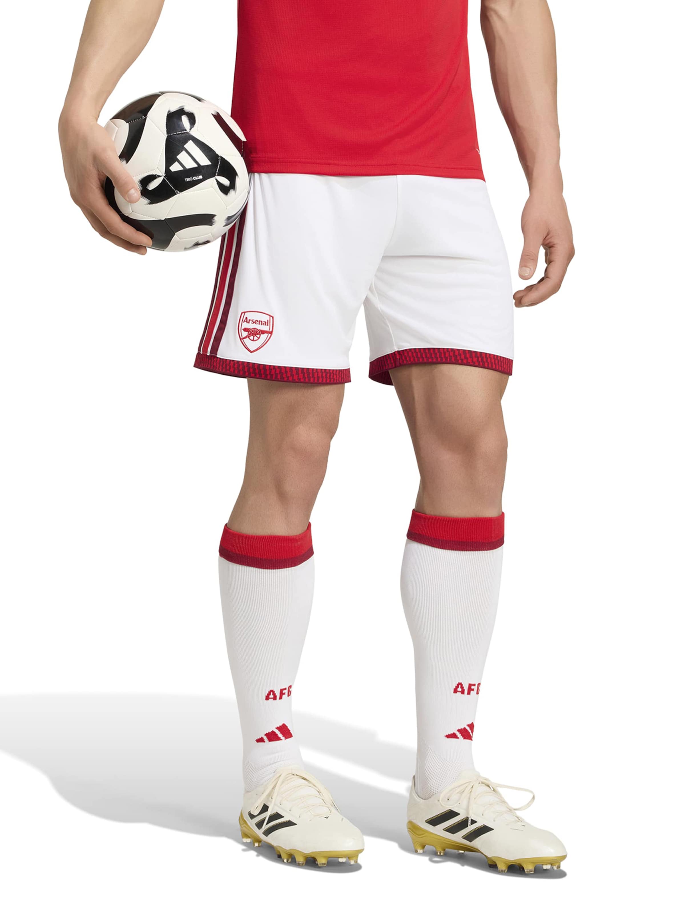 ADIDAS PERFORMANCE Regular Sportshorts 'FC Arsenal 26/27' in Weiß: Vorderseite