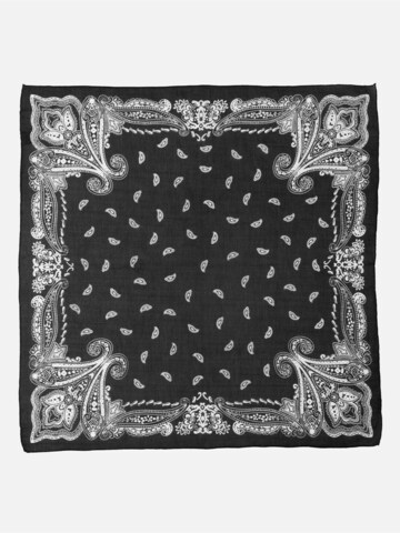 MayTree Sjaal 'Bandana' in Zwart: voorkant