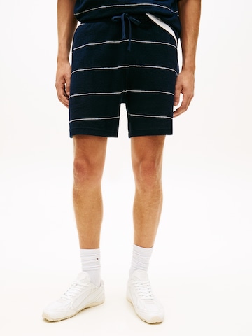 Regular Pantalon Tommy Jeans en bleu : devant