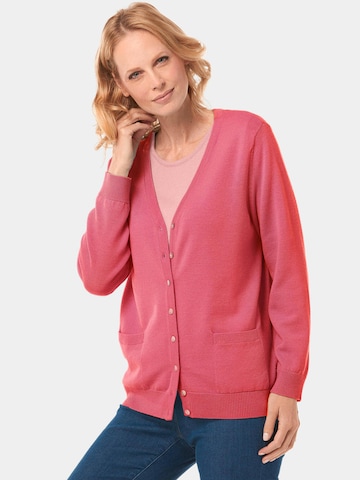 Goldner Gebreid vest in Roze: voorkant