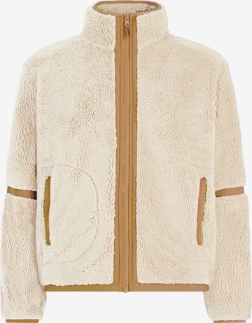 PROTEST Fleece Jacket 'PRTRed' in Brown: front