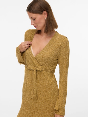 MAMALICIOUS - Vestido de punto 'MLZENIA' en marrón