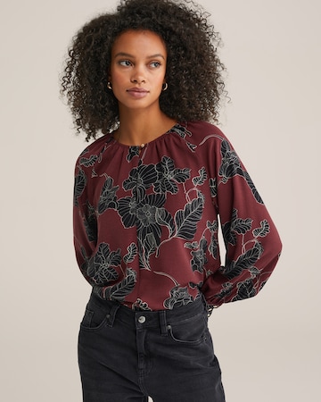 WE Fashion Pusero värissä punainen: etupuoli