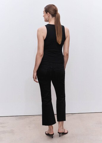 MANGO Boot cut Jeans 'Bootmum' in Black