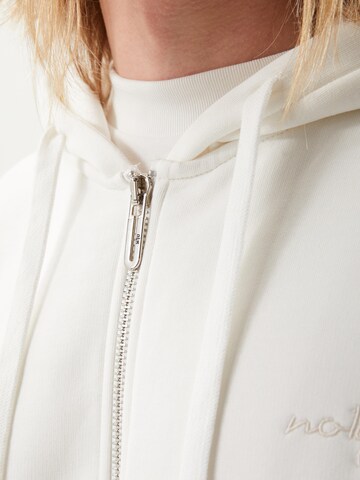 Ossy Homer Sweatshirt 'Zip Hoodie Heavy Cotton 450 Gsm' in White