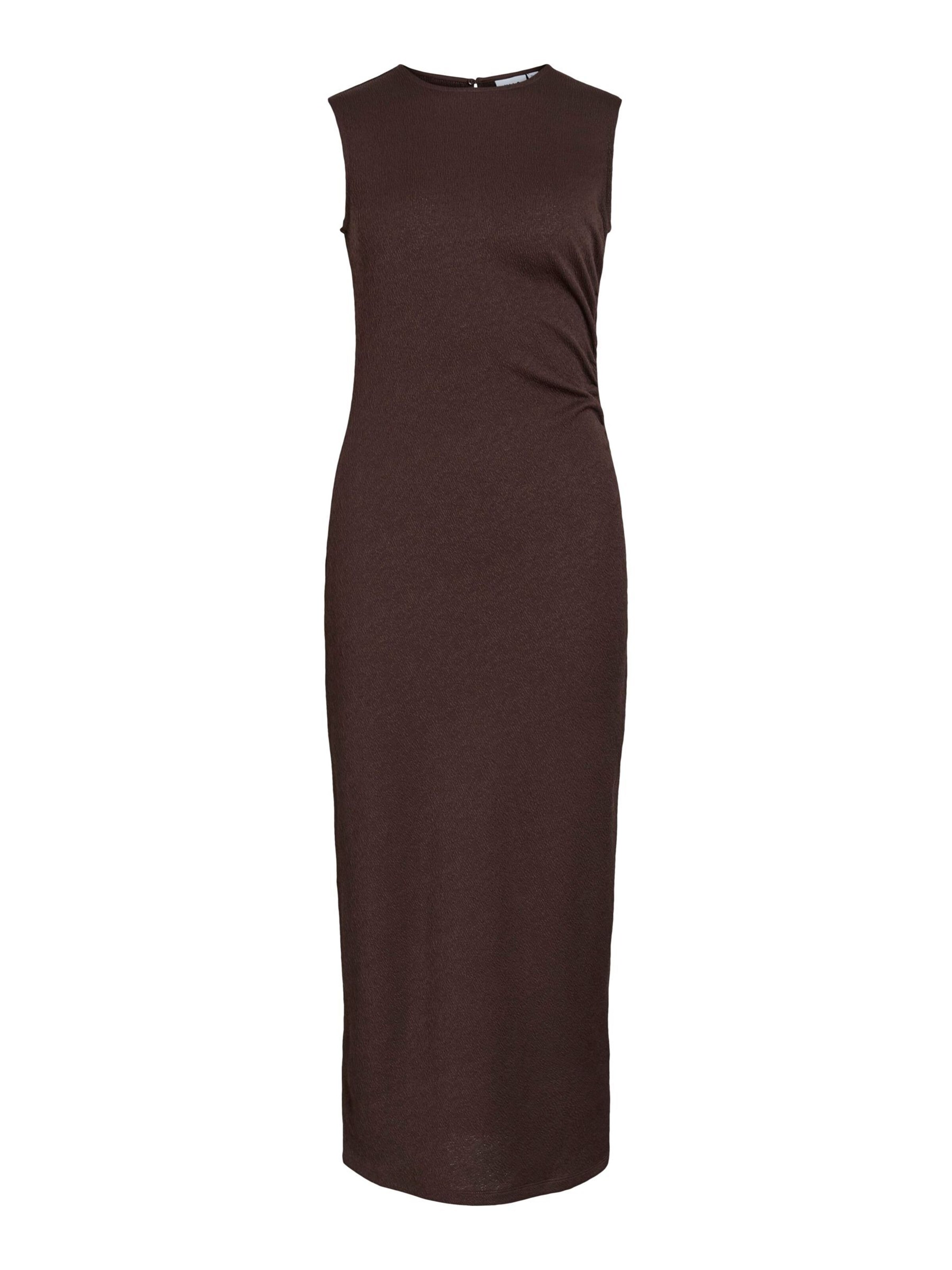 VILA Kleid 'VIDANNI' in Braun: Vorderseite