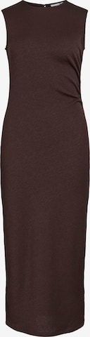 VILA Kleid 'VIDANNI' in Braun: Vorderseite