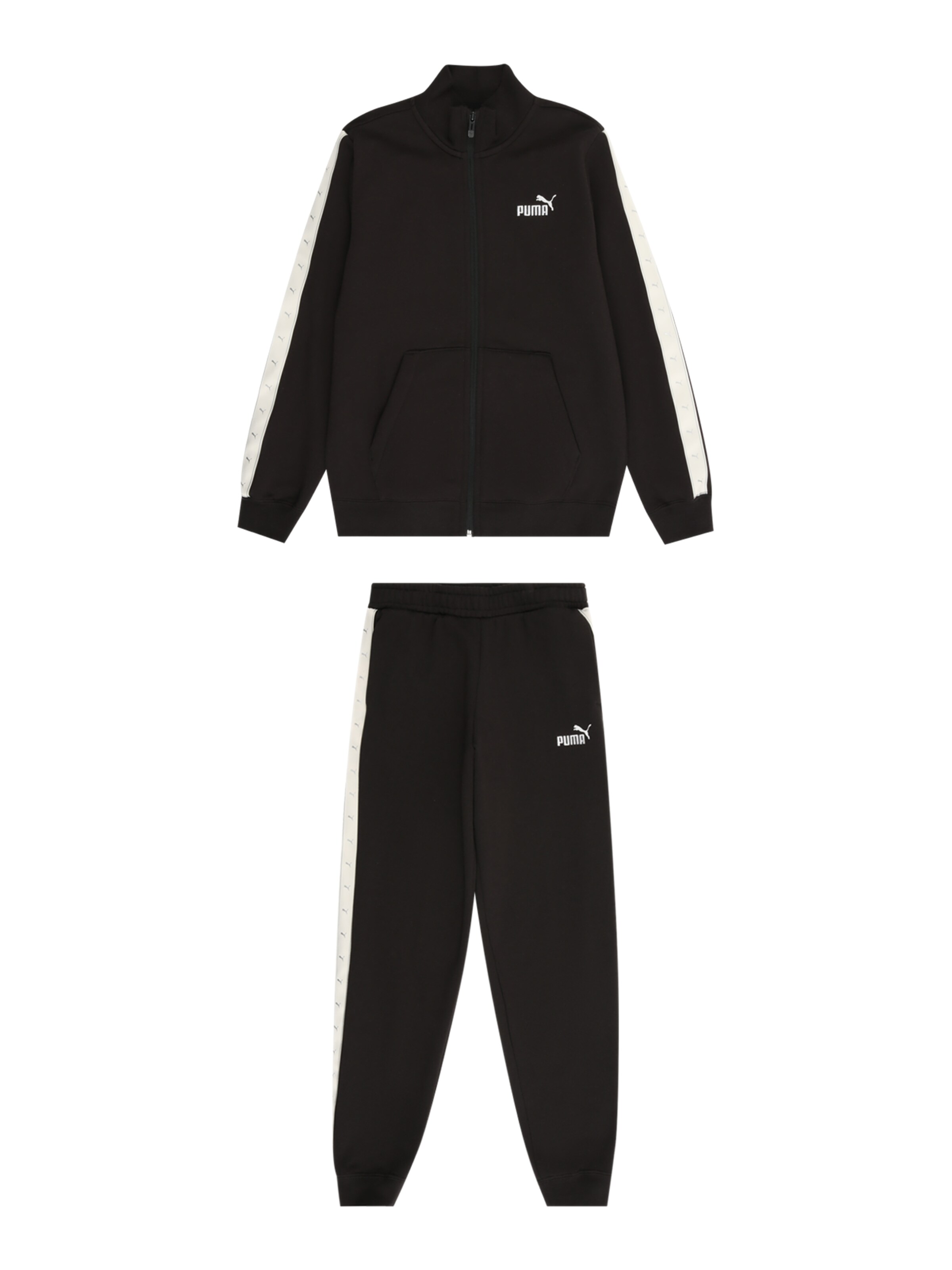 PUMA Костюм для бега 'ESS' в Черный: спереди