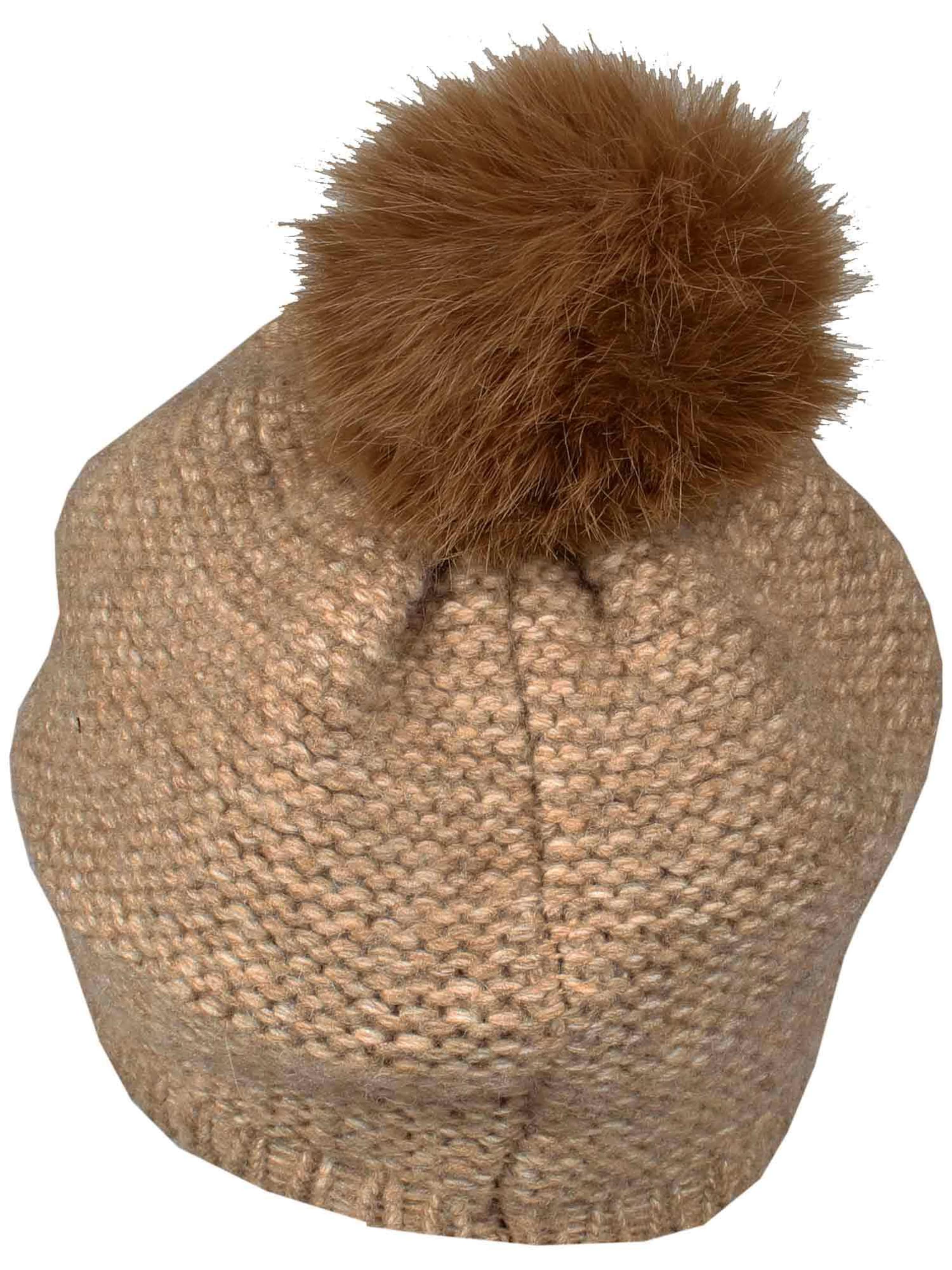 LOEVENICH Beanie in Beige