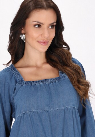 Robe faina en bleu