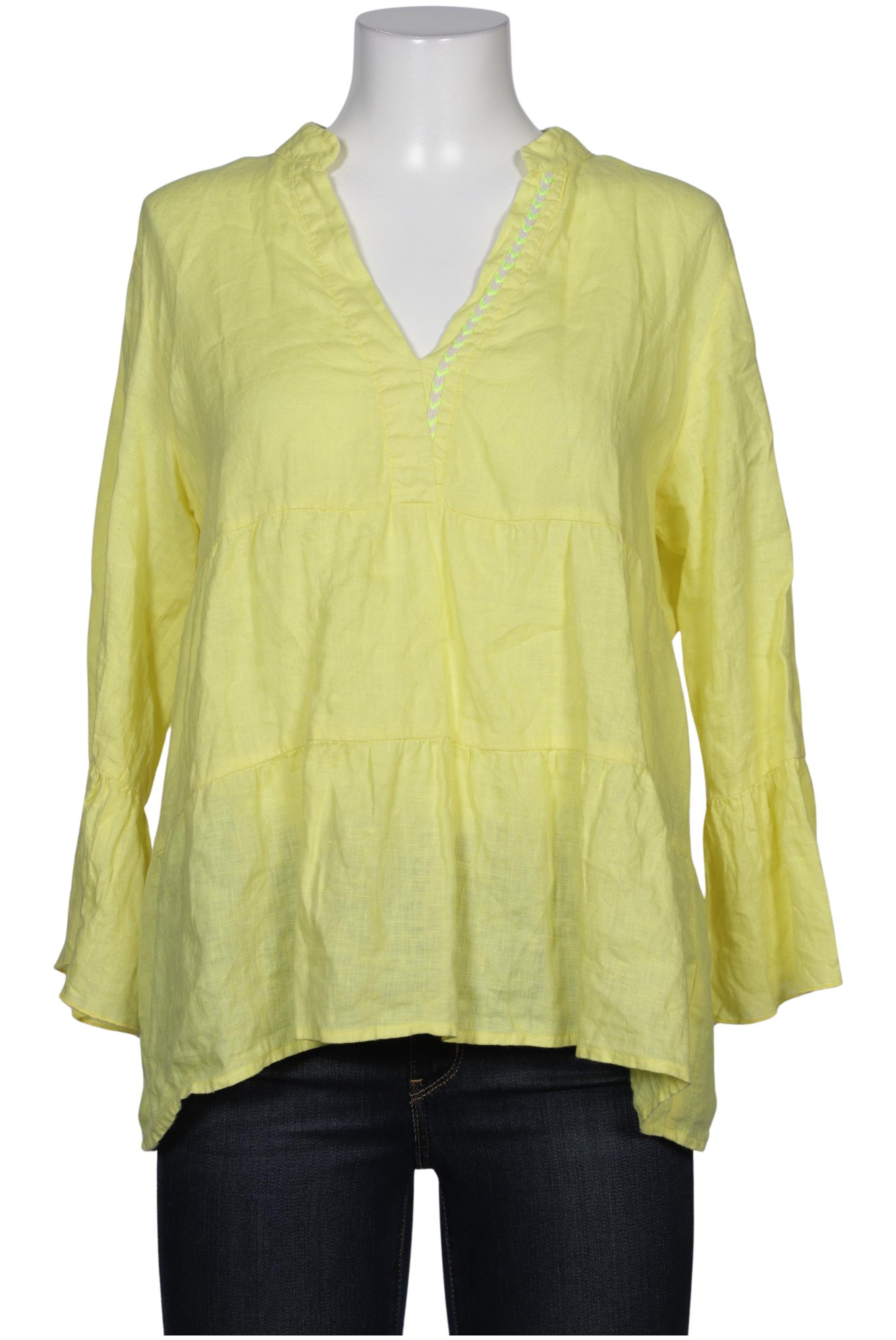 Emily Van Den Bergh Bluse L in Gelb: Vorderseite