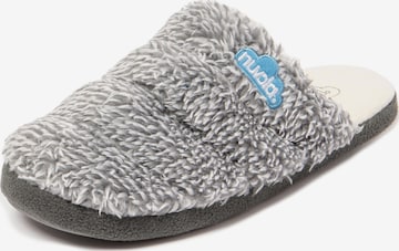 Nuvola. Slipper 'Zueco Cloud Polar' in Grey: front