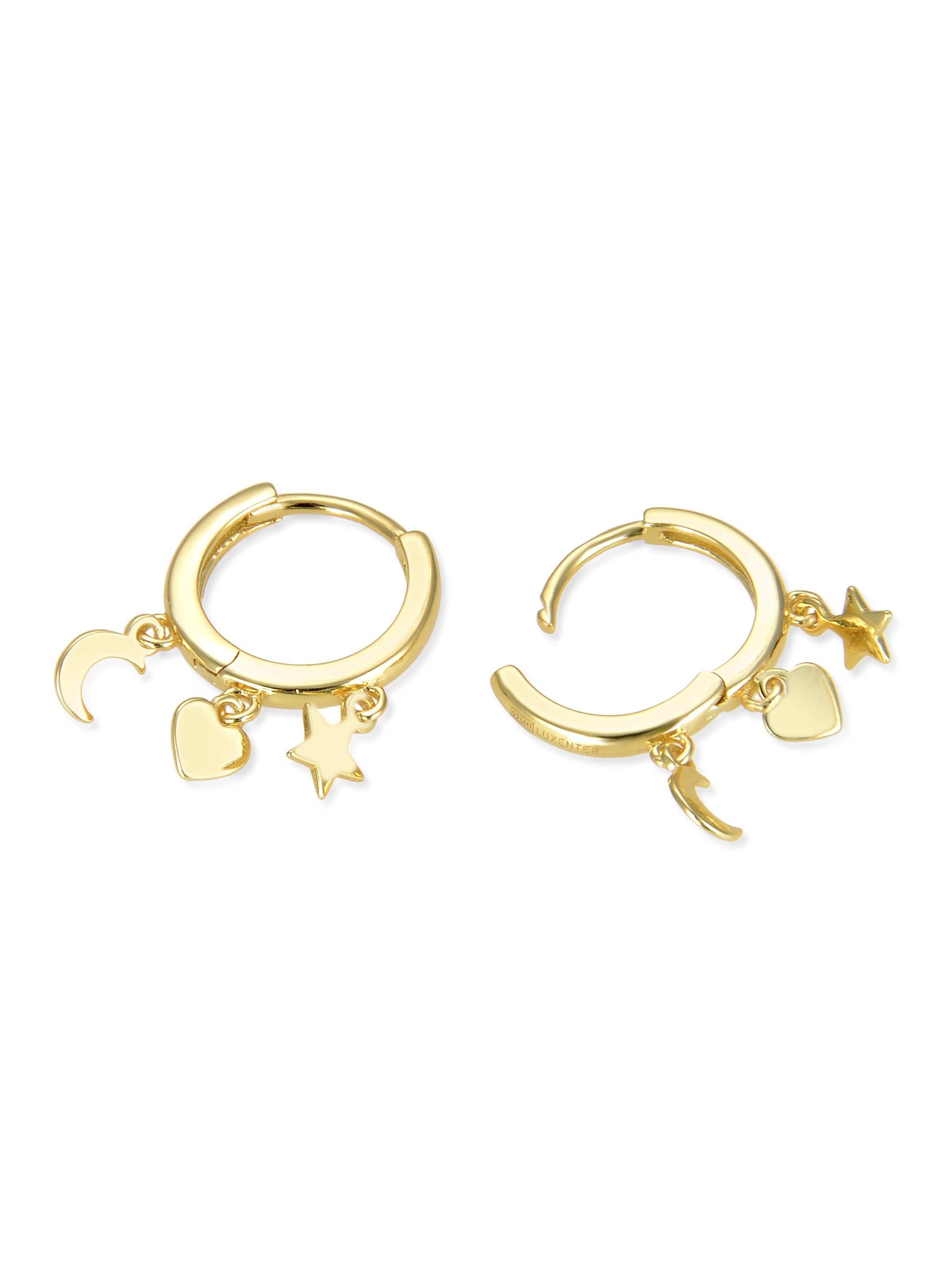 Luxenter Earrings 'Zaccus' in Gold